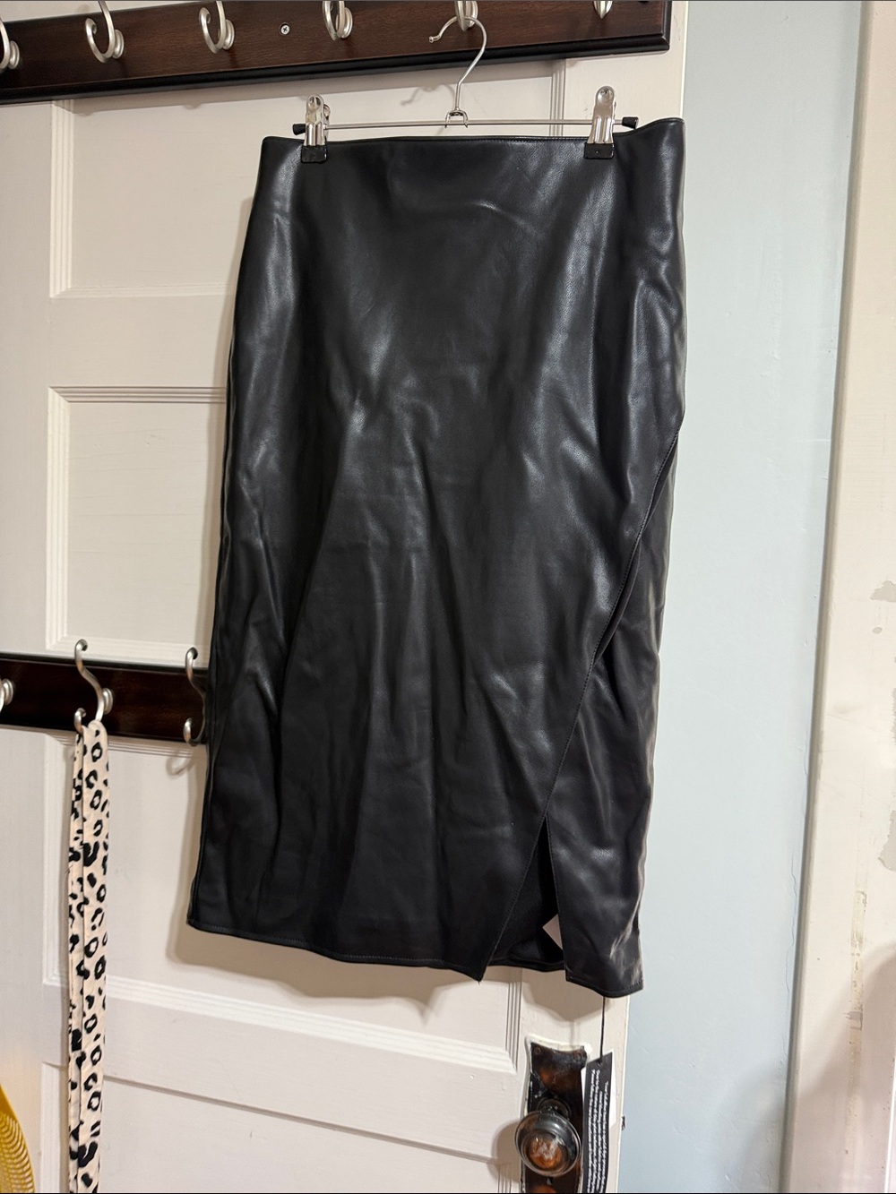 Lularoe Maeve faux leather skirt